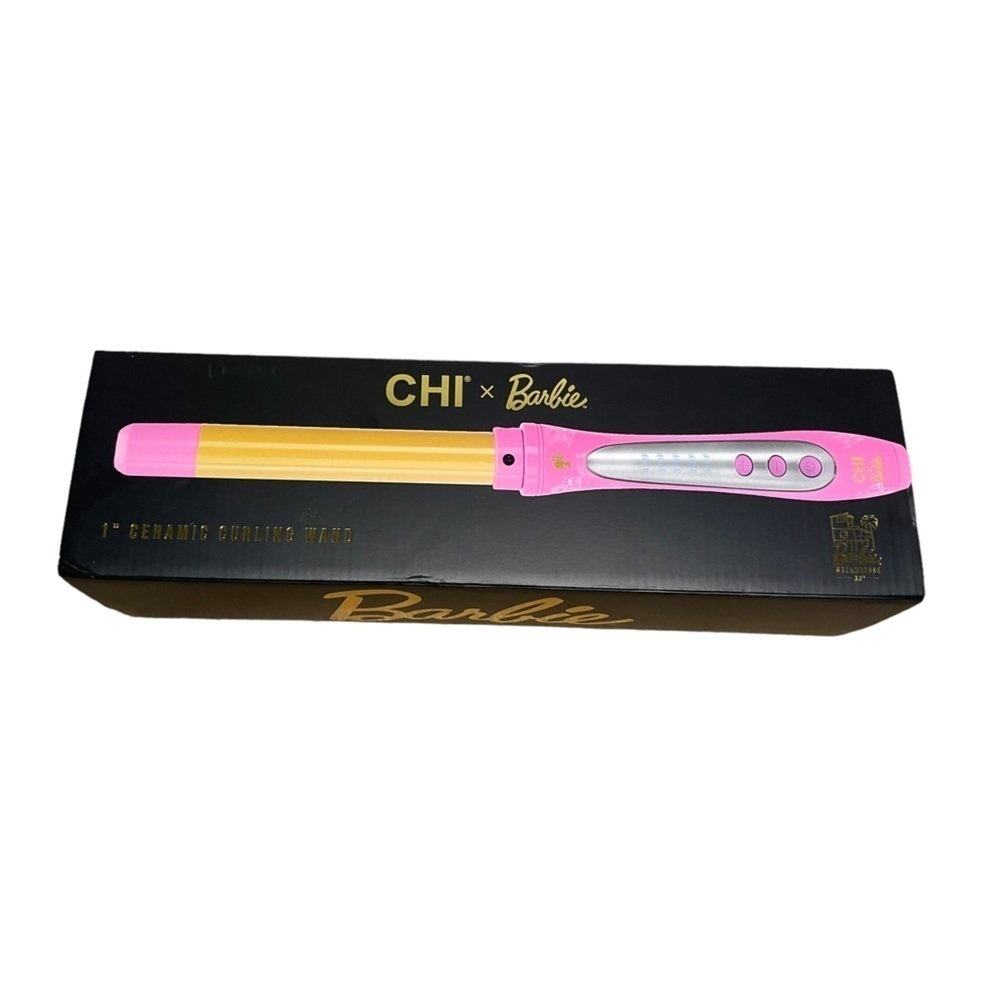 Chi x Barbie 1 Inch Ceramic Curling Wand New in Box